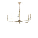 Currey & Company 9000-0933 Nottaway Small 5 Light Chandelier in Champagne 4