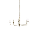 Currey & Company 9000-0933 Nottaway Small 5 Light Chandelier in Champagne 1