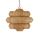 Currey & Company 9000-C Antibes 18 Light Chandelier in Khaki/Natural 11