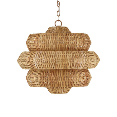 Currey & Company 9000-C Antibes 18 Light Chandelier in Khaki/Natural 11