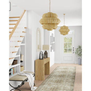 Currey & Company 9000-C Antibes 18 Light Chandelier in Khaki/Natural 13