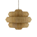 Currey & Company 9000-C Antibes 18 Light Chandelier in Khaki/Natural 4