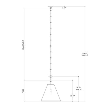 Currey & Company 9000-C10 Pierrepont Pendant 4