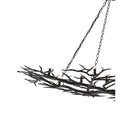 Currey & Company 9007 Rainforest 14 Light Chandelier in Rustic Bronze 2