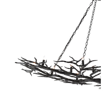 Currey & Company 9007 Rainforest 14 Light Chandelier in Rustic Bronze 2