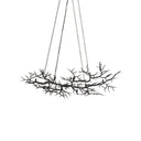 Currey & Company 9007 Rainforest 14 Light Chandelier in Rustic Bronze 3