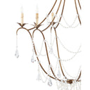 Currey & Company 9048 Elizabeth 6 Light Chandelier in Rhine Gold 2