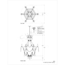 Currey & Company 9048 Elizabeth 6 Light Chandelier in Rhine Gold 5