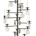 Currey & Company 91 Sethos 12 Light Chandelier in Old Iron 2