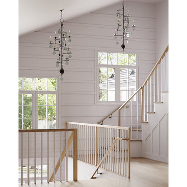 Currey & Company 91 Sethos 12 Light Chandelier in Old Iron 4