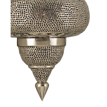 Currey & Company 9103 Tangiers Pendant in Nickel/Copper/Lacquer/Amber 2
