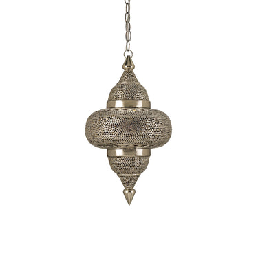 Currey & Company 9103 Tangiers Pendant in Nickel/Copper/Lacquer/Amber 1