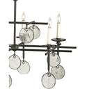 Currey & Company 9124 Sethos Rectangular 8 Light Chandelier in Old Iron 2