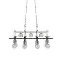 Currey & Company 9124 Sethos Rectangular 8 Light Chandelier in Old Iron 3