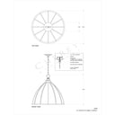 Currey & Company 9149 Fenchurch Pendant in Oyster Cream/Silver Leaf 4