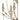 Currey & Company 9159 Paradox 28 Light Chandelier in Silver Granello/Gold Leaf 2