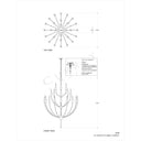 Currey & Company 9159 Paradox 28 Light Chandelier in Silver Granello/Gold Leaf 6