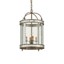 Currey & Company 92 Corsica 4 Light Lantern in Harlow Silver Leaf/Antique Mirror 4