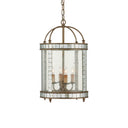 Currey & Company 92 Corsica 4 Light Lantern in Harlow Silver Leaf/Antique Mirror 1