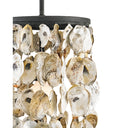 Currey & Company 9250 Stillwater Pendant in Blacksmith/Natural 2