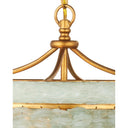 Currey & Company 9251 Bayou Pendant in Contemporary Gold Leaf/Seaglass 3