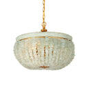 Currey & Company 9251 Bayou Pendant in Contemporary Gold Leaf/Seaglass 4