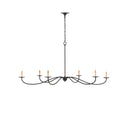 Currey & Company 9267 Saxon 6 Light Chandelier in Zanzibar Black 3