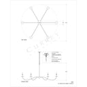 Currey & Company 9267 Saxon 6 Light Chandelier in Zanzibar Black 6