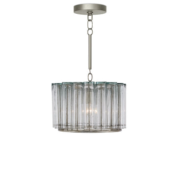 Currey & Company 9375 Bevilacqua Pendant in Silver Leaf 3