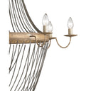 Currey & Company 9412 Lucien 8 Light Chandelier in French Gold Leaf/Iron 2