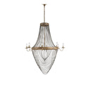 Currey & Company 9412 Lucien 8 Light Chandelier in French Gold Leaf/Iron 3