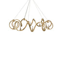 Currey & Company 9490 Ringmaster 10 Light Chandelier in Dutch Gold Leaf 1