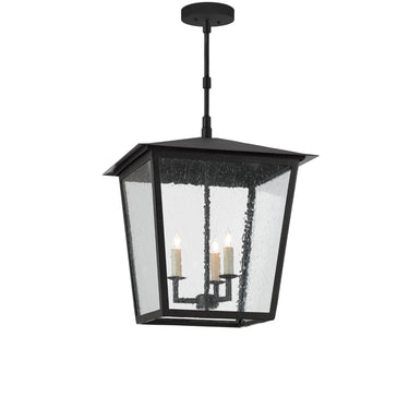 Currey & Company 9500-C1 Bening Outdoor Lantern in Midnight 3