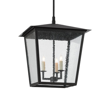 Currey & Company 9500-C1 Bening Outdoor Lantern in Midnight 1