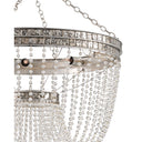Currey & Company 9685 Highbrow Chandelier in Contemporary Silver Leaf/Distressed Silver Leaf 2
