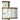 Currey & Company 9759 Fantine Small Chandelier in Pyrite Bronze/Raj Mirror - Crescent Harbor