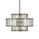 Currey & Company 9759 Fantine Small Chandelier in Pyrite Bronze/Raj Mirror 3