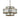 Currey & Company 9759 Fantine Small Chandelier in Pyrite Bronze/Raj Mirror - Crescent Harbor