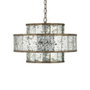 Currey & Company 9759 Fantine Small Chandelier in Pyrite Bronze/Raj Mirror 5
