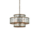 Currey & Company 9759 Fantine Small Chandelier in Pyrite Bronze/Raj Mirror 1