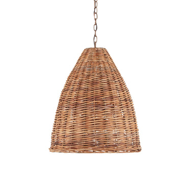 Currey & Company 9845 Basket Pendant in Natural 4