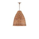 Currey & Company 9845 Basket Pendant in Natural 5