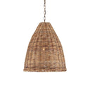 Currey & Company 9845 Basket Pendant in Natural 1