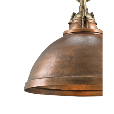 Currey & Company 9857 Admiral Pendant in Copper/Antique Brass 2
