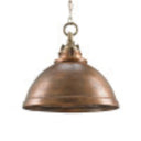 Currey & Company 9857 Admiral Pendant in Copper/Antique Brass 3