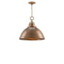 Currey & Company 9857 Admiral Pendant in Copper/Antique Brass 4