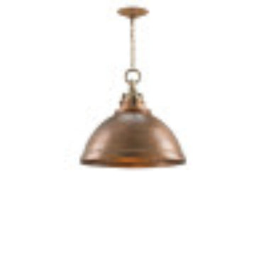 Currey & Company 9857 Admiral Pendant in Copper/Antique Brass 4