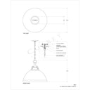 Currey & Company 9857 Admiral Pendant in Copper/Antique Brass 5