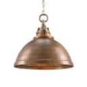 Currey & Company 9857 Admiral Pendant in Copper/Antique Brass 1