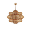 Currey & Company 9859 Antibes 9 Light Chandelier in Khaki/Natural 4